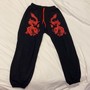 Shein Dragon Sweatpants